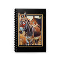 Donkey Farmhouse Spiral Notebook — Ruled Journal for Animal Lovers