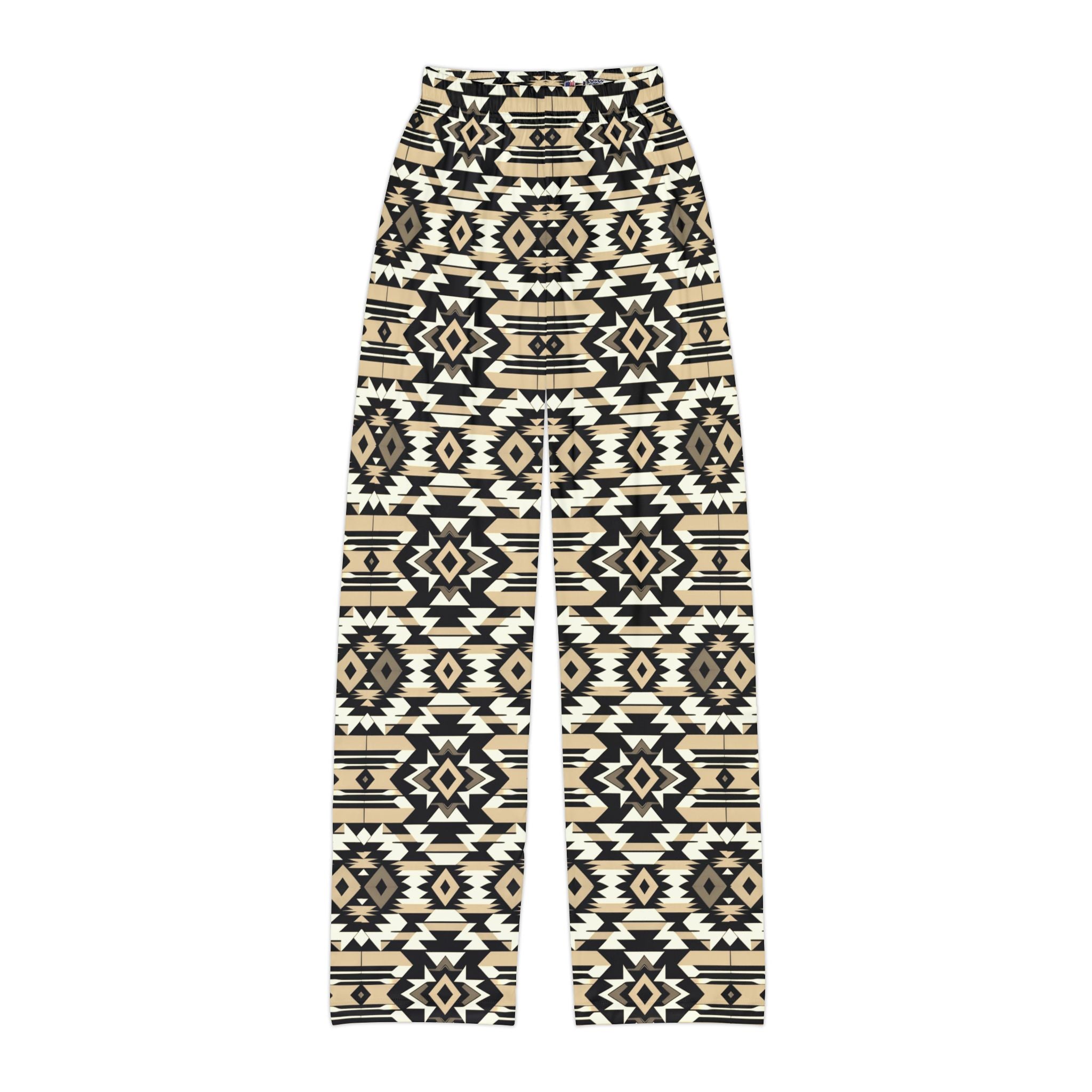 Kids Aztec Lounge Pants Southwestern Tan
