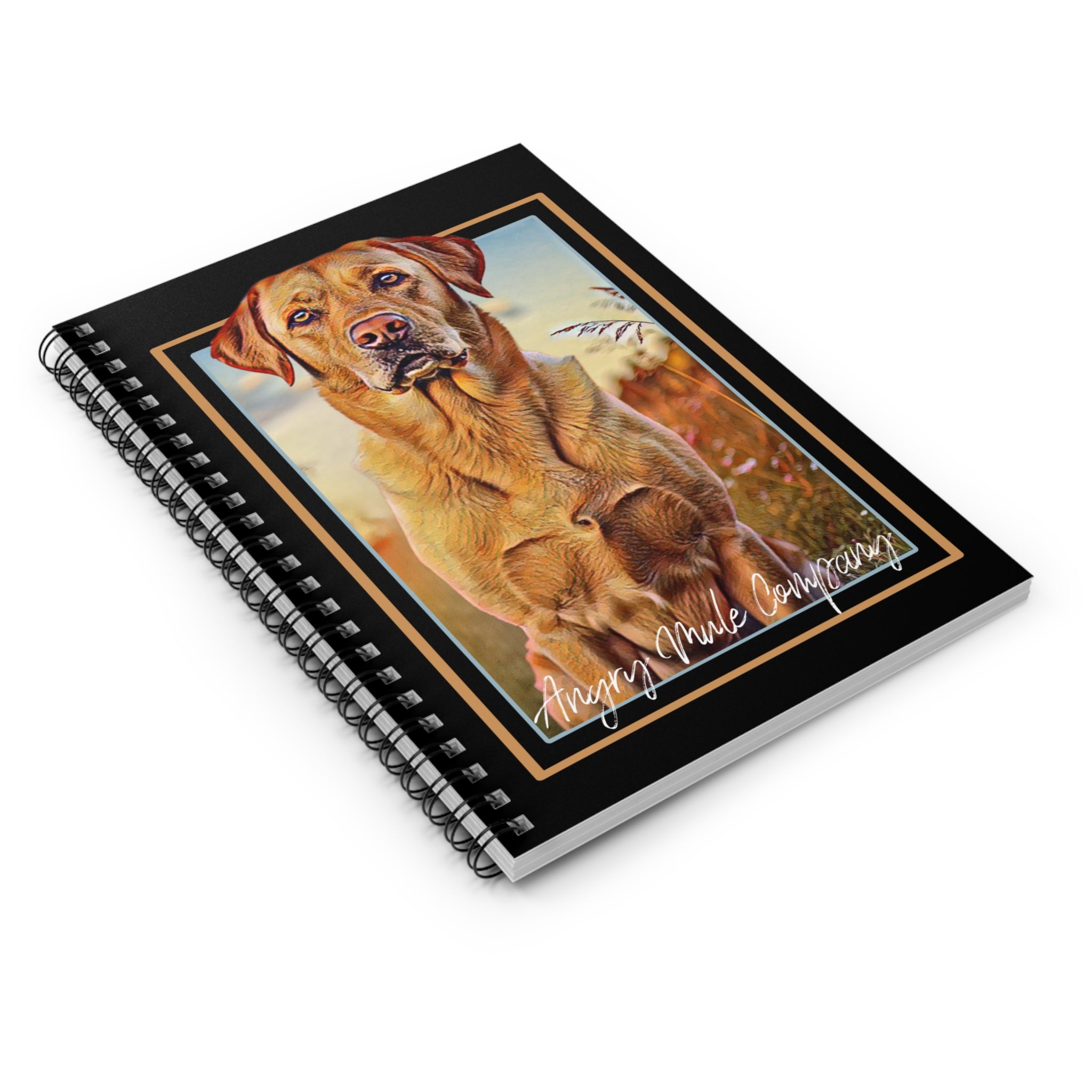 Labrador Portrait Spiral Notebook — Ruled Journal for Dog Lovers