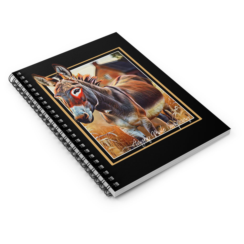 Donkey Farmhouse Spiral Notebook — Ruled Journal for Animal Lovers