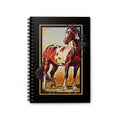 Painted Pinto Horse Spiral Notebook — Ruled Journal for Horse Lovers