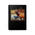Elk Sunset Spiral Notebook — Ruled Journal for Nature Lovers