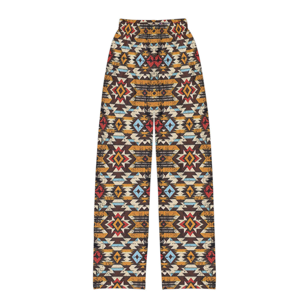 Southwest Aztec Kids Lounge Pants Cozy Sleepwear