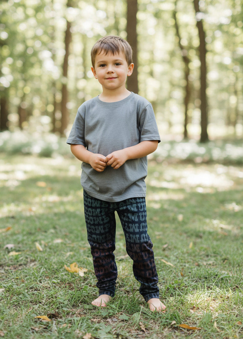 Kids Lounge Pants Gradient Black