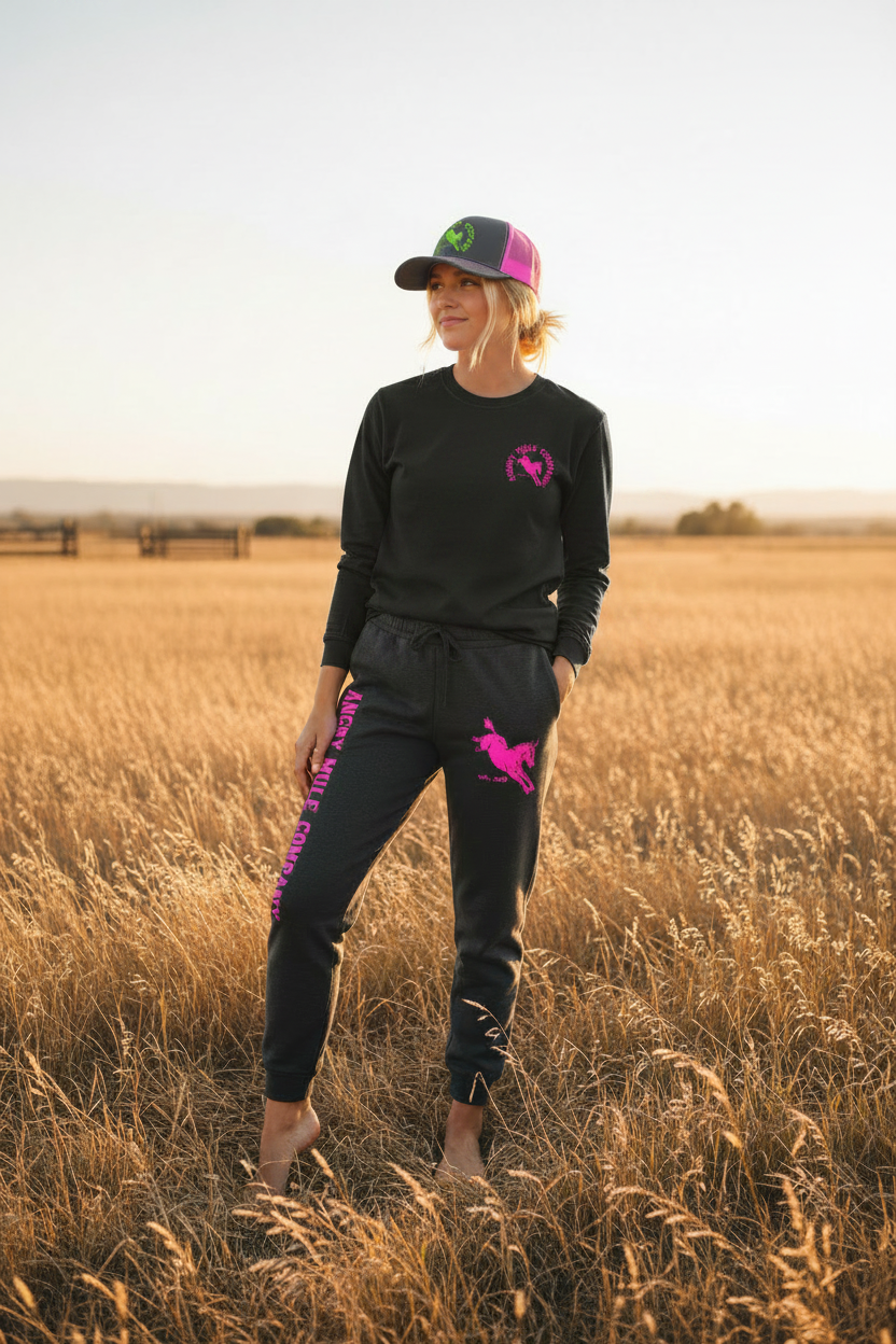 Black Long-Sleeve Lifestyle Mockup