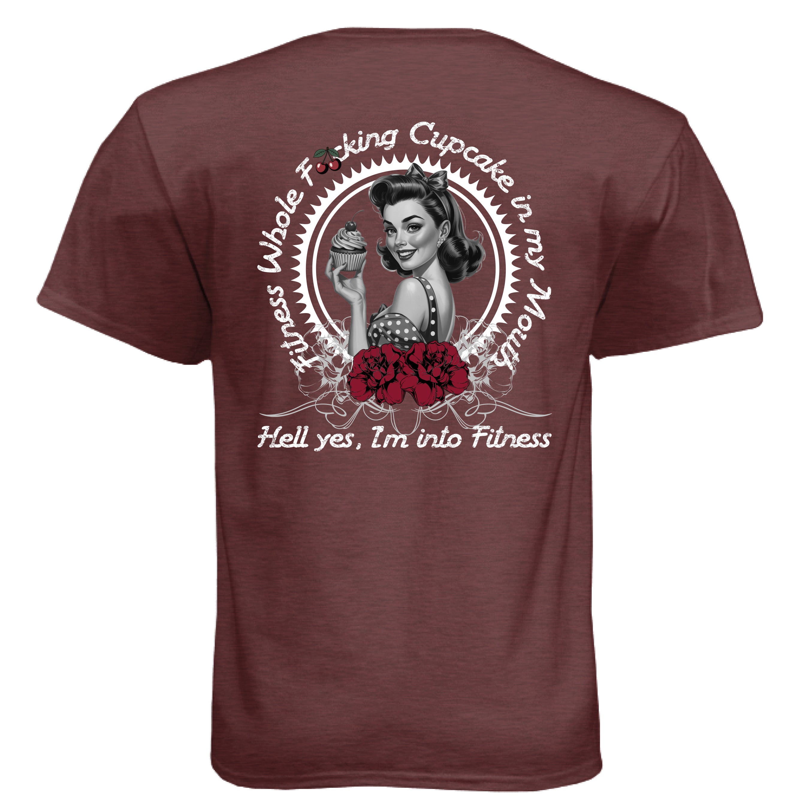 Heather Maroon - BACK