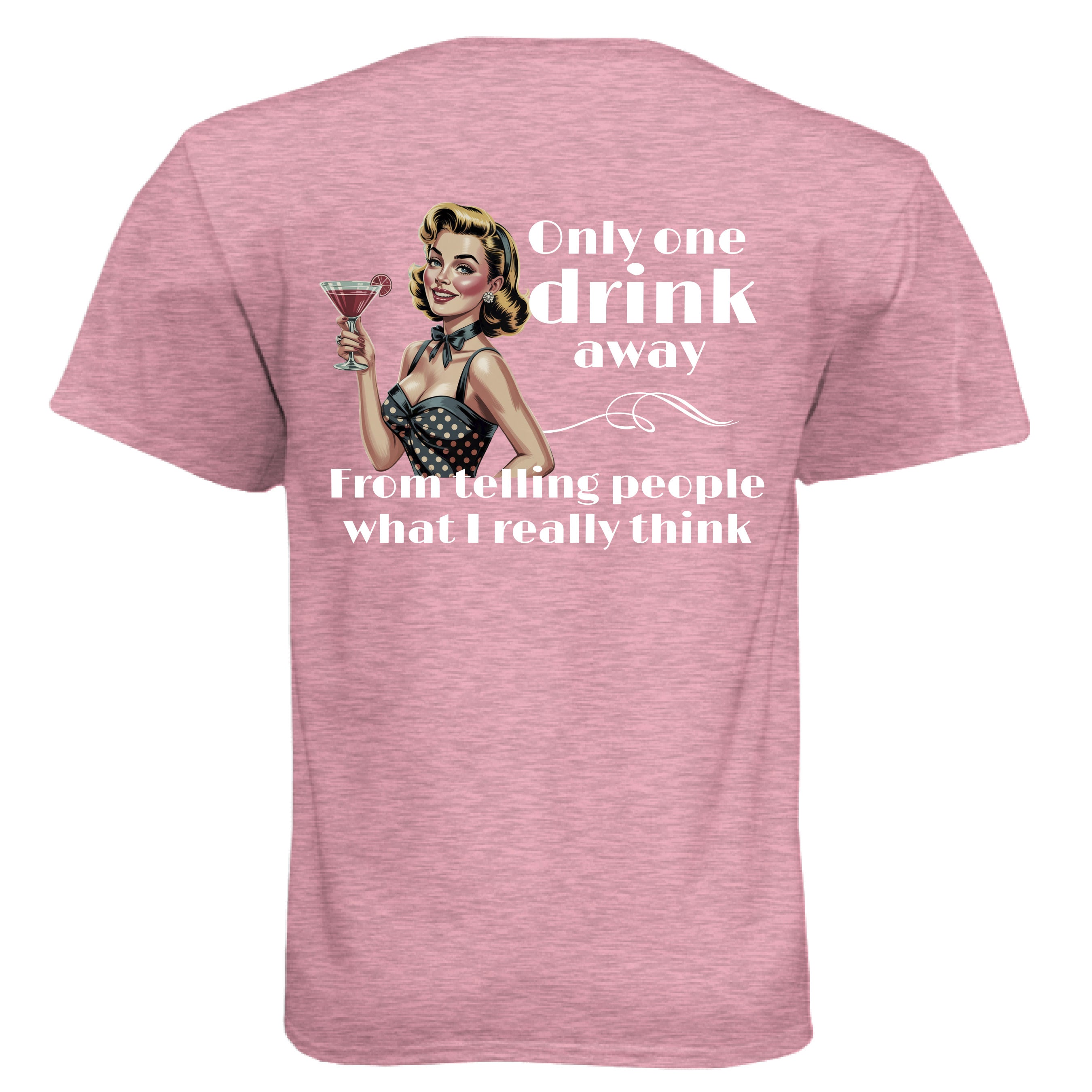 Heather Light Pink - BACK