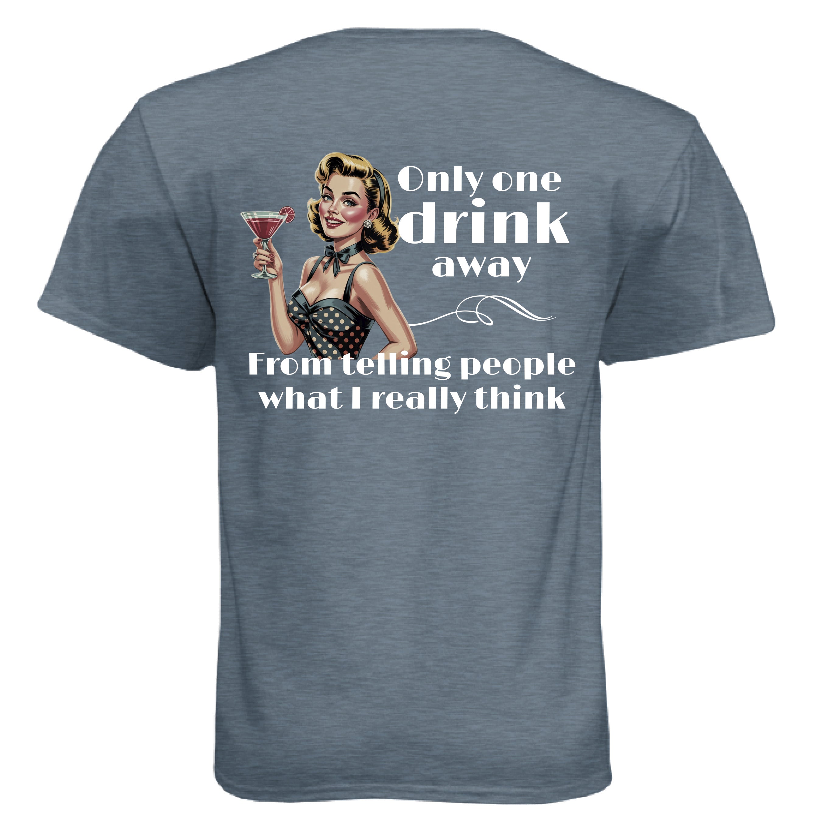 Heather Slate Blue - BACK