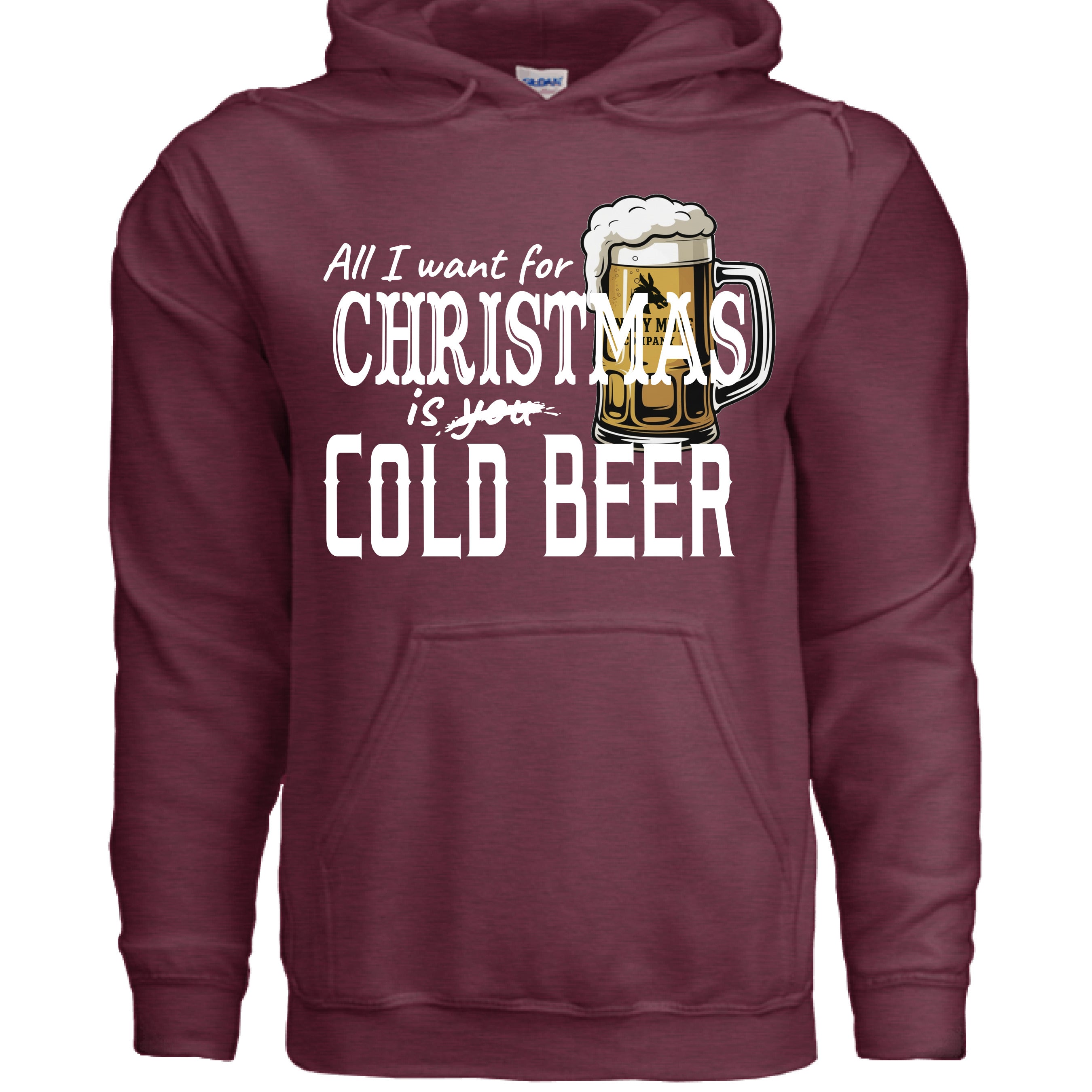 Heather Sport Dark Maroon - FRONT