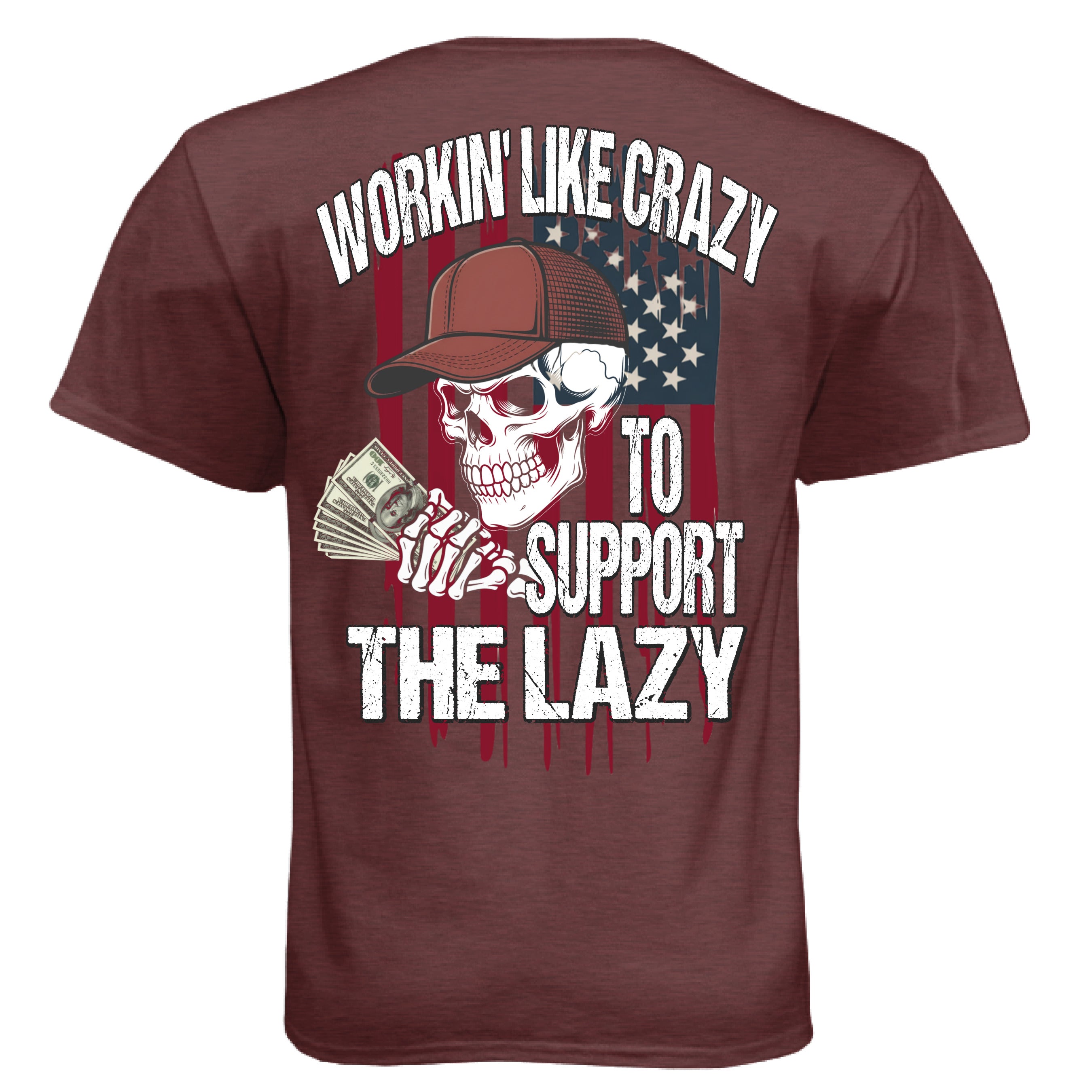 Heather Maroon - BACK