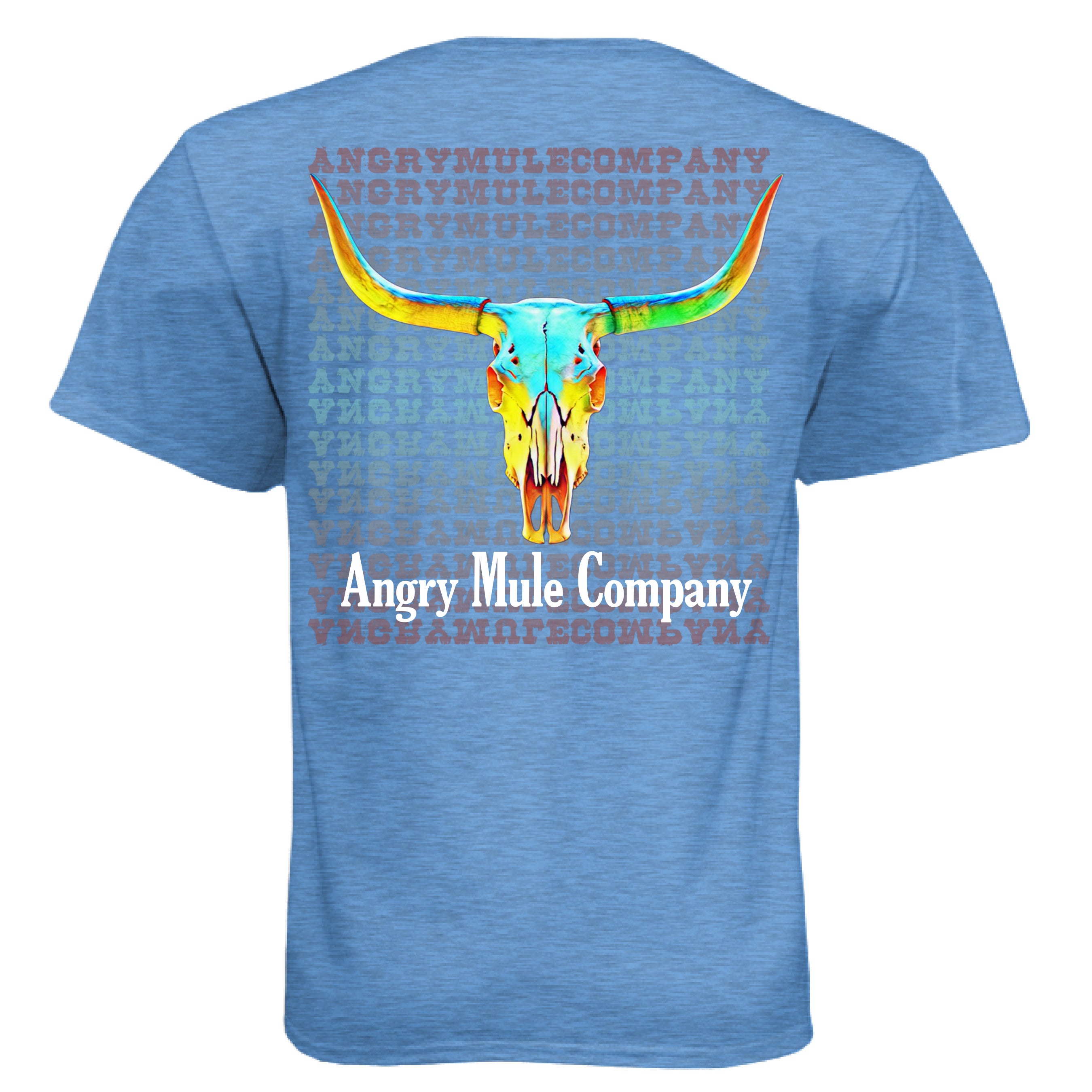 Heather Columbia Blue - BACK