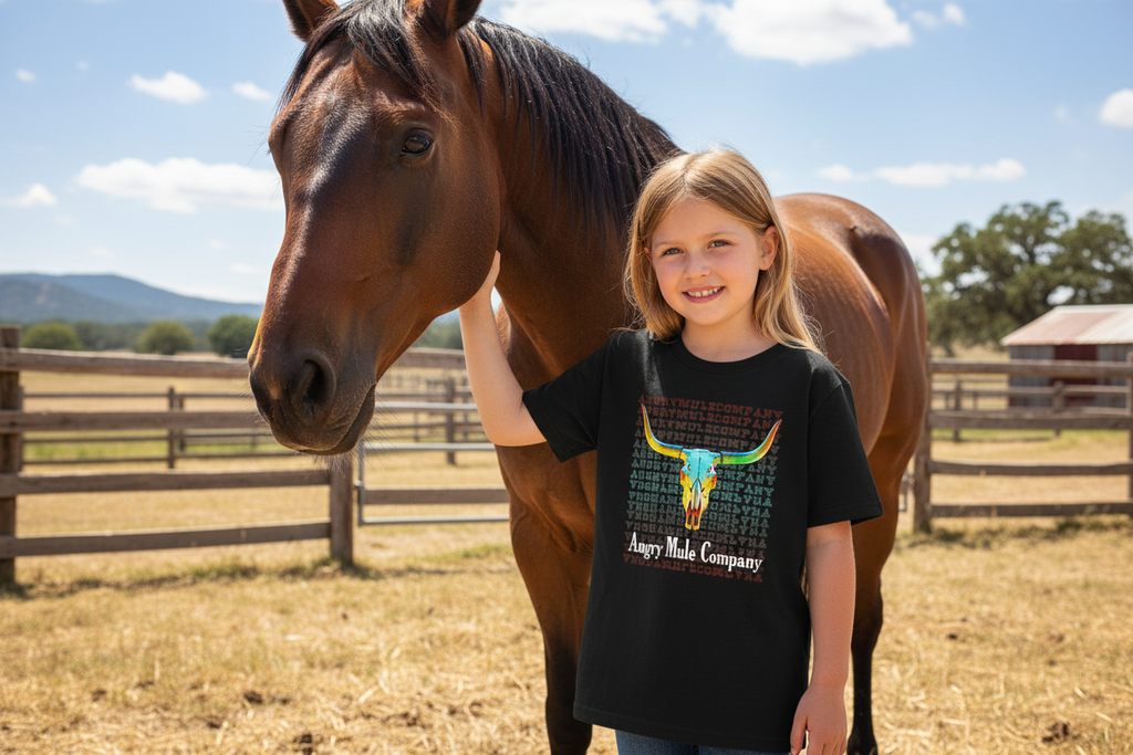 Bull Skull Youth Shirt