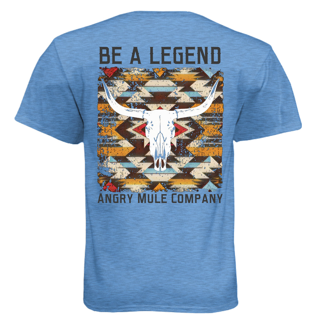 Heather Columbia Blue - BACK