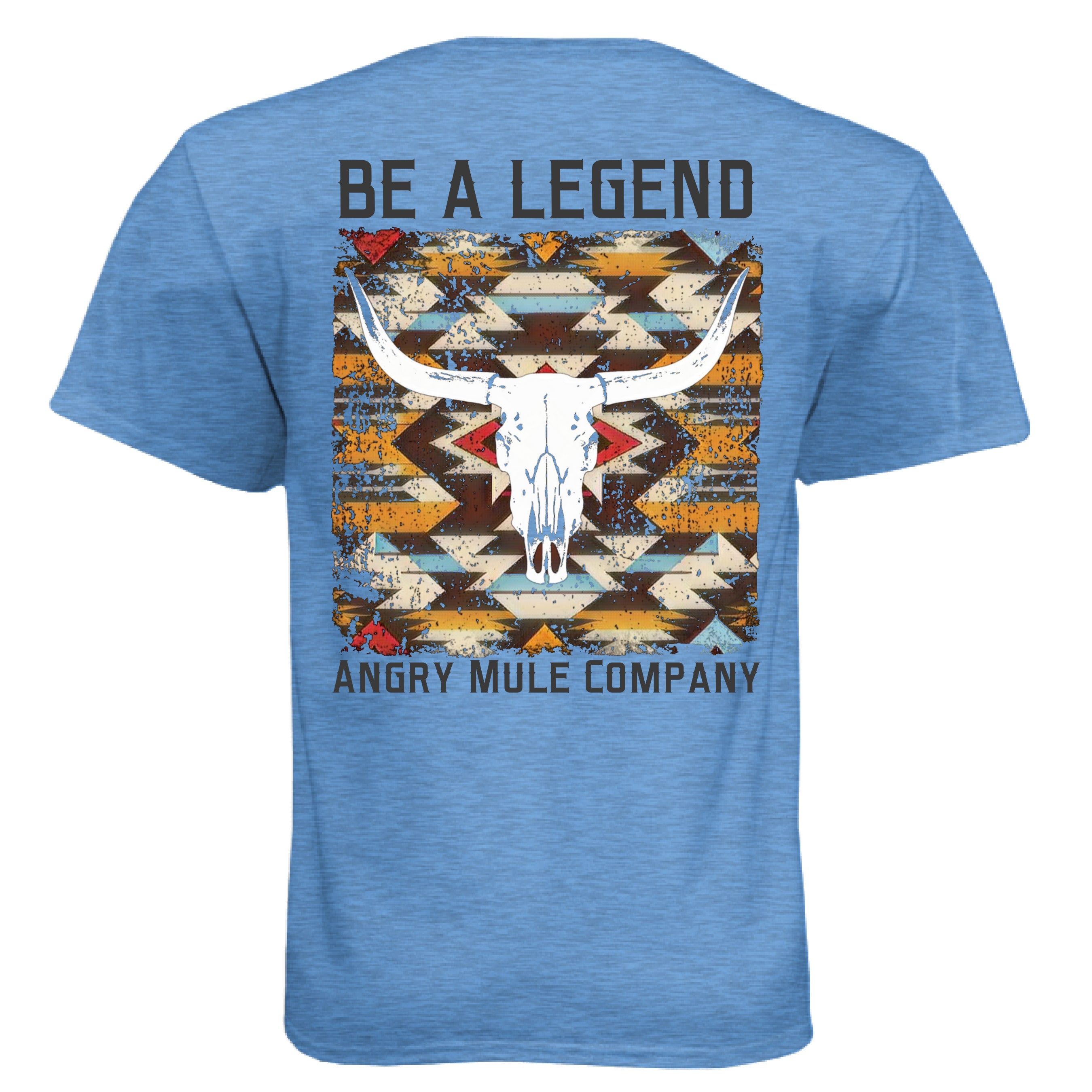 Heather Columbia Blue - BACK