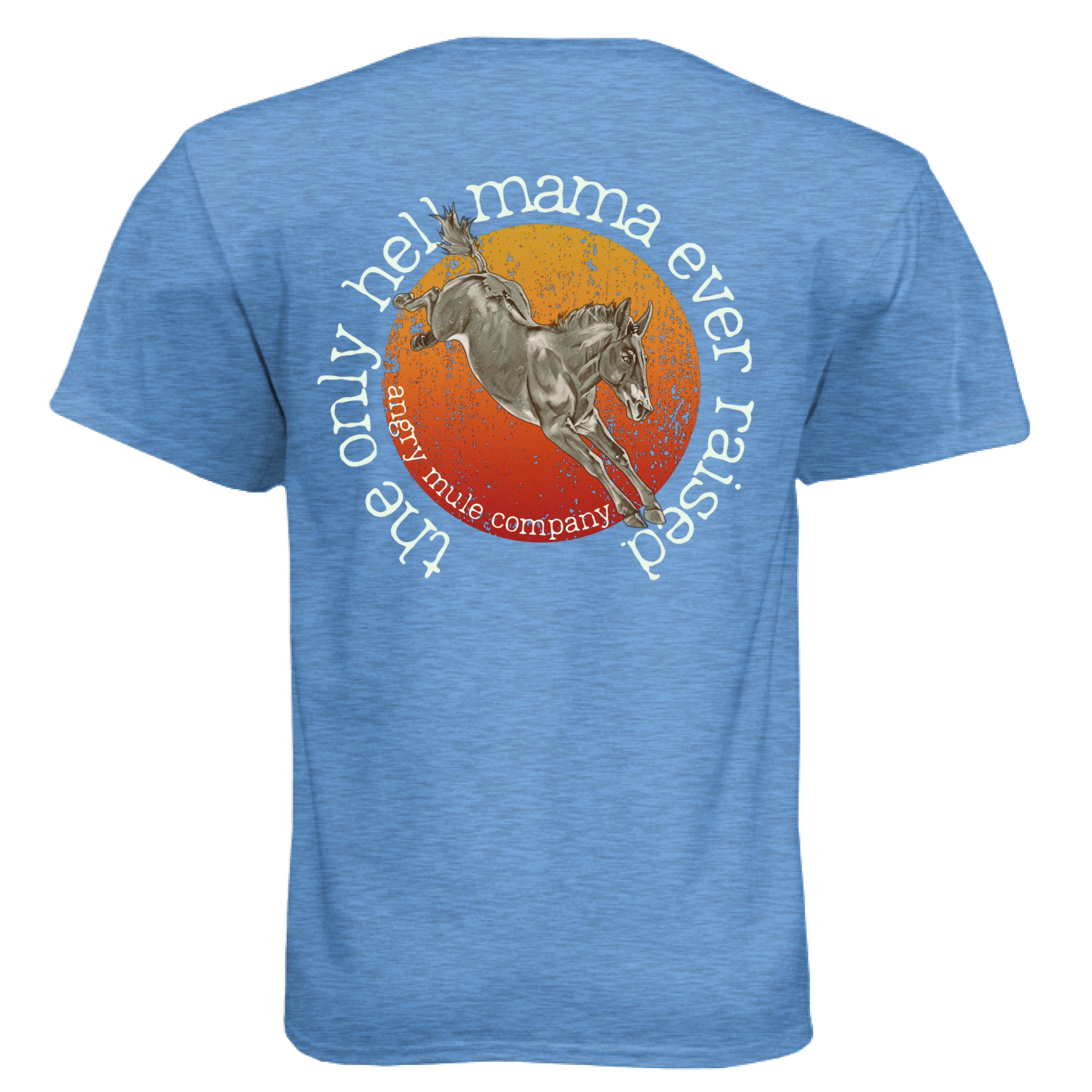 Heather Columbia Blue - BACK