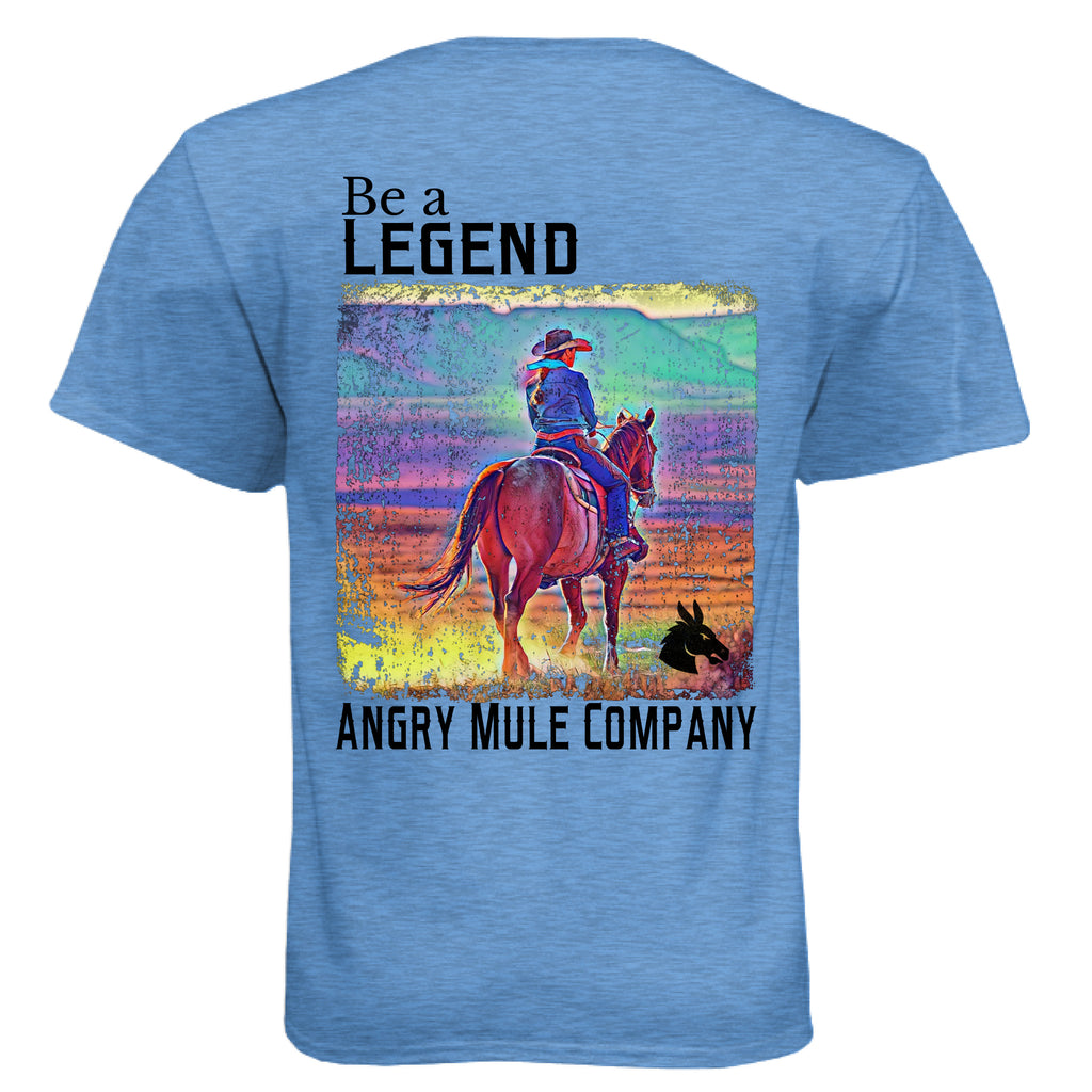 Heather Columbia Blue - BACK