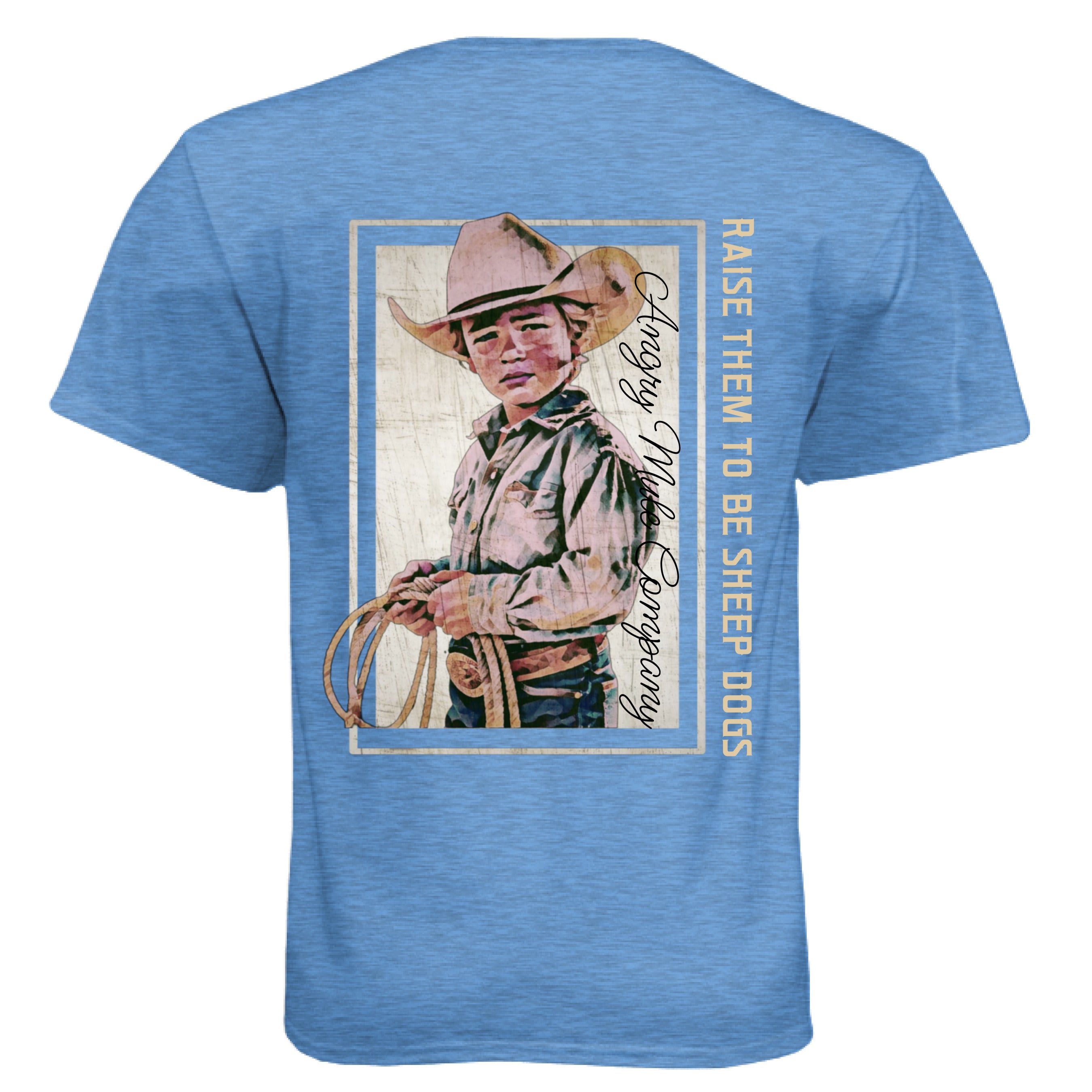 Heather Columbia Blue - BACK