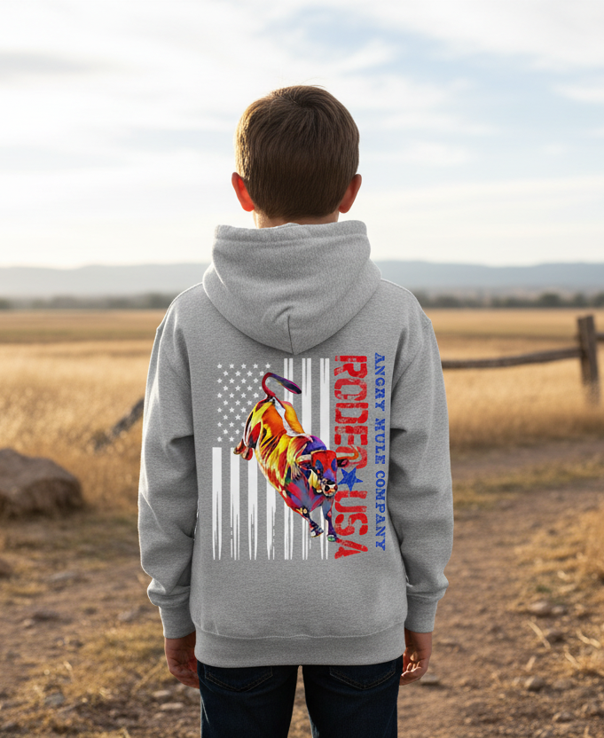 USA Bull Hoodie-youth