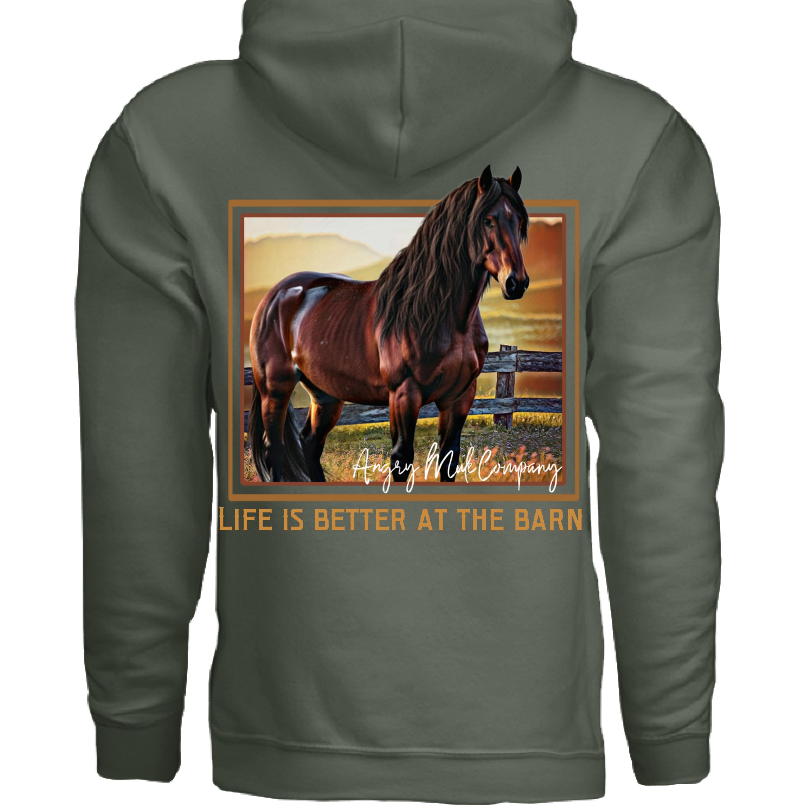 MILITARY GREEN - BACK