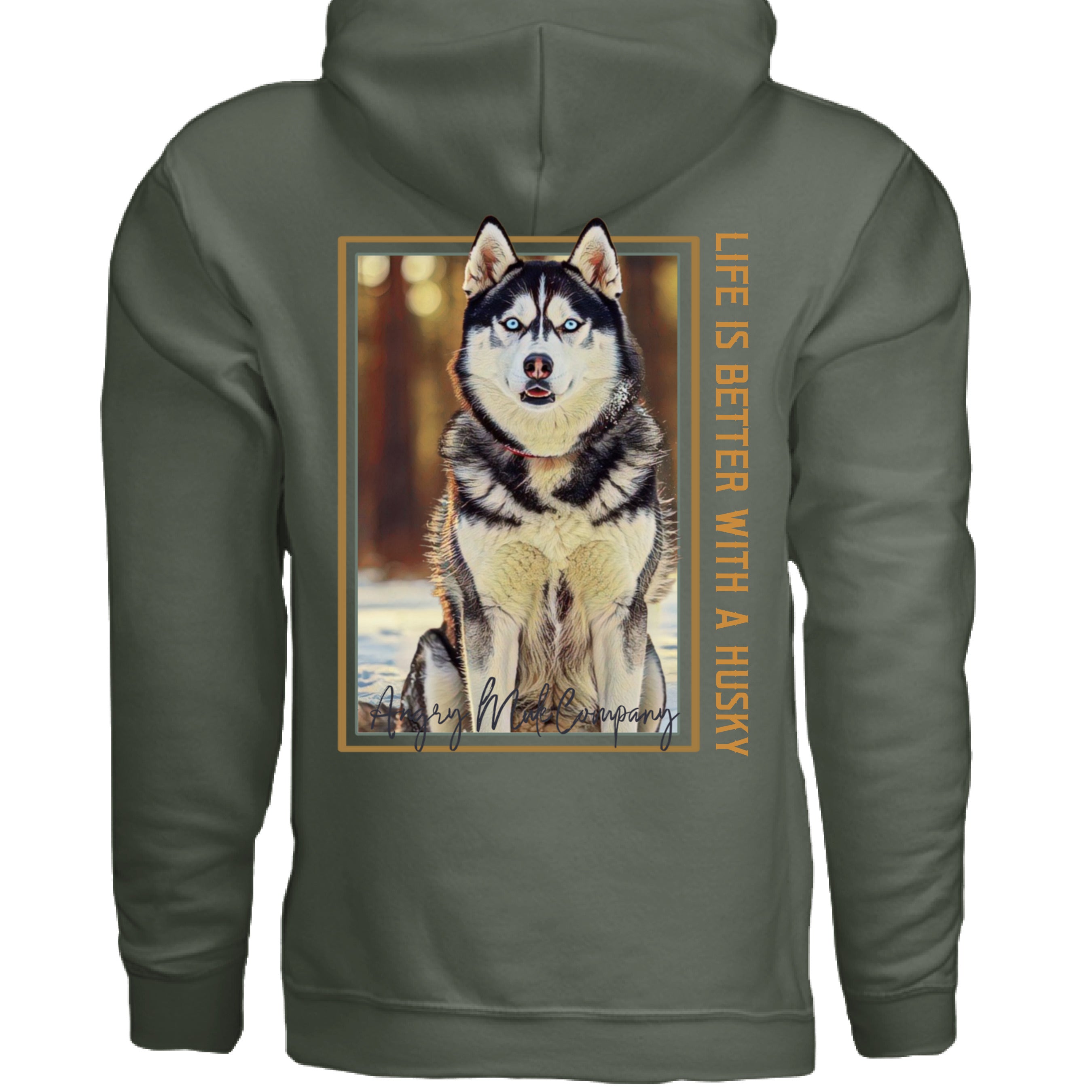 MILITARY GREEN - BACK