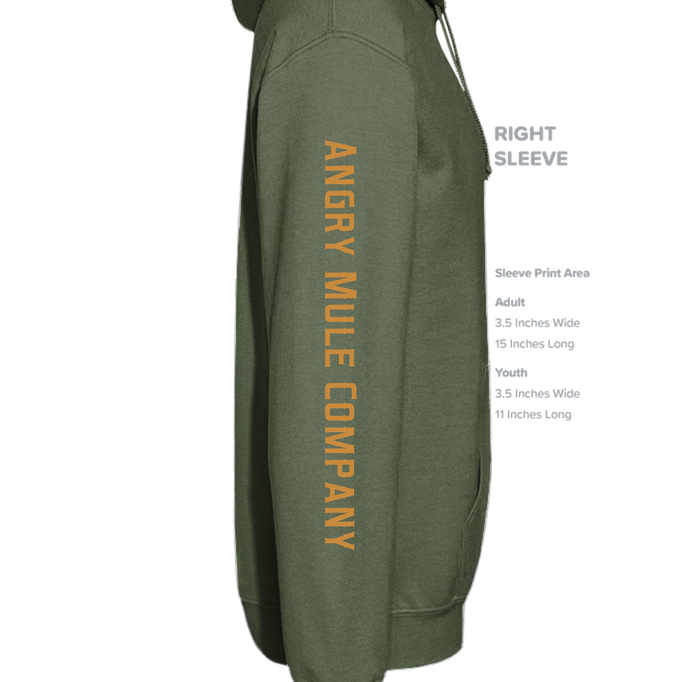 MILITARY GREEN - G185 - SLEEVE_RIGHT