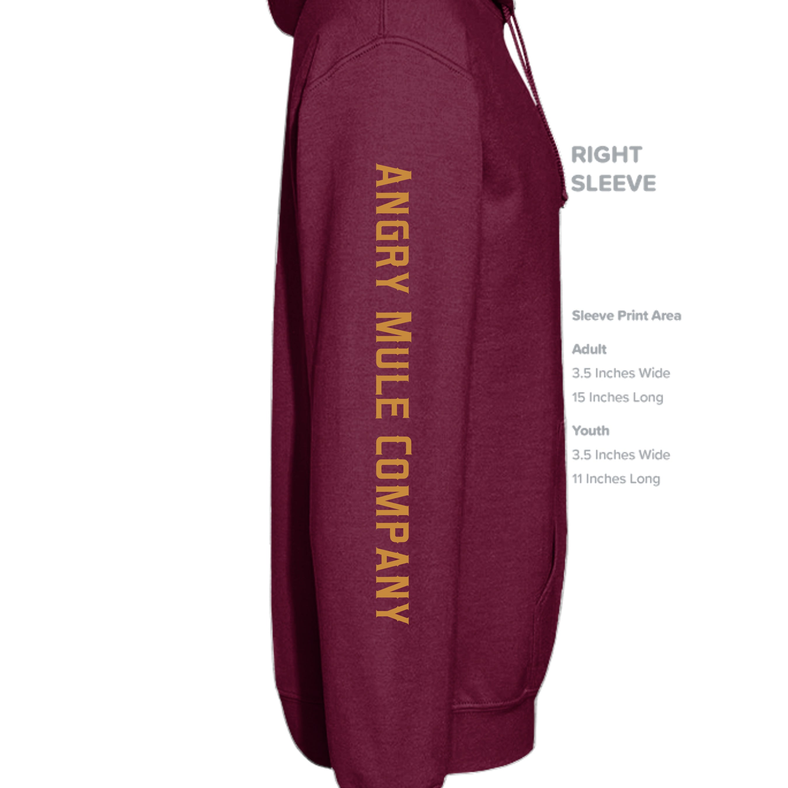 MAROON - G185 - SLEEVE_RIGHT
