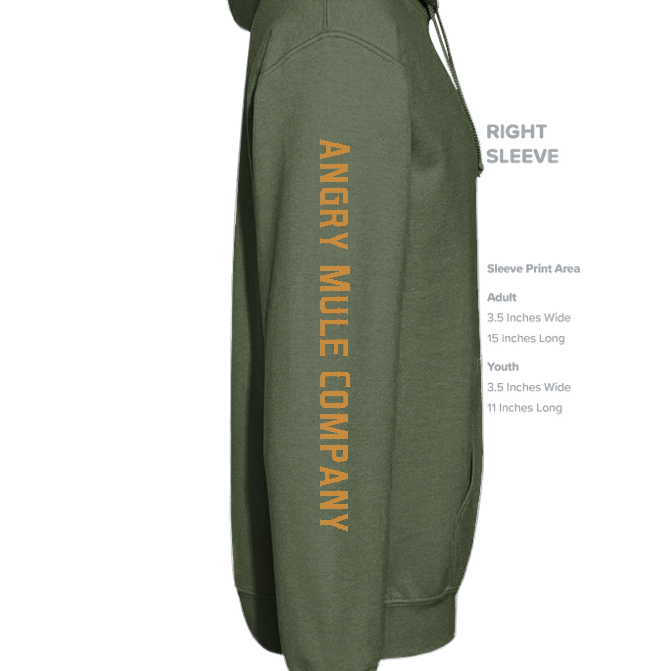 MILITARY GREEN - G185 - SLEEVE_RIGHT