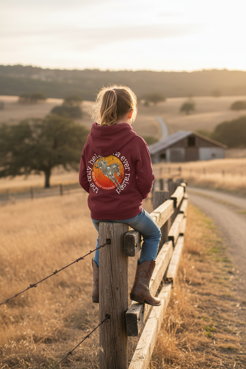 Raise Hell youth hoodie