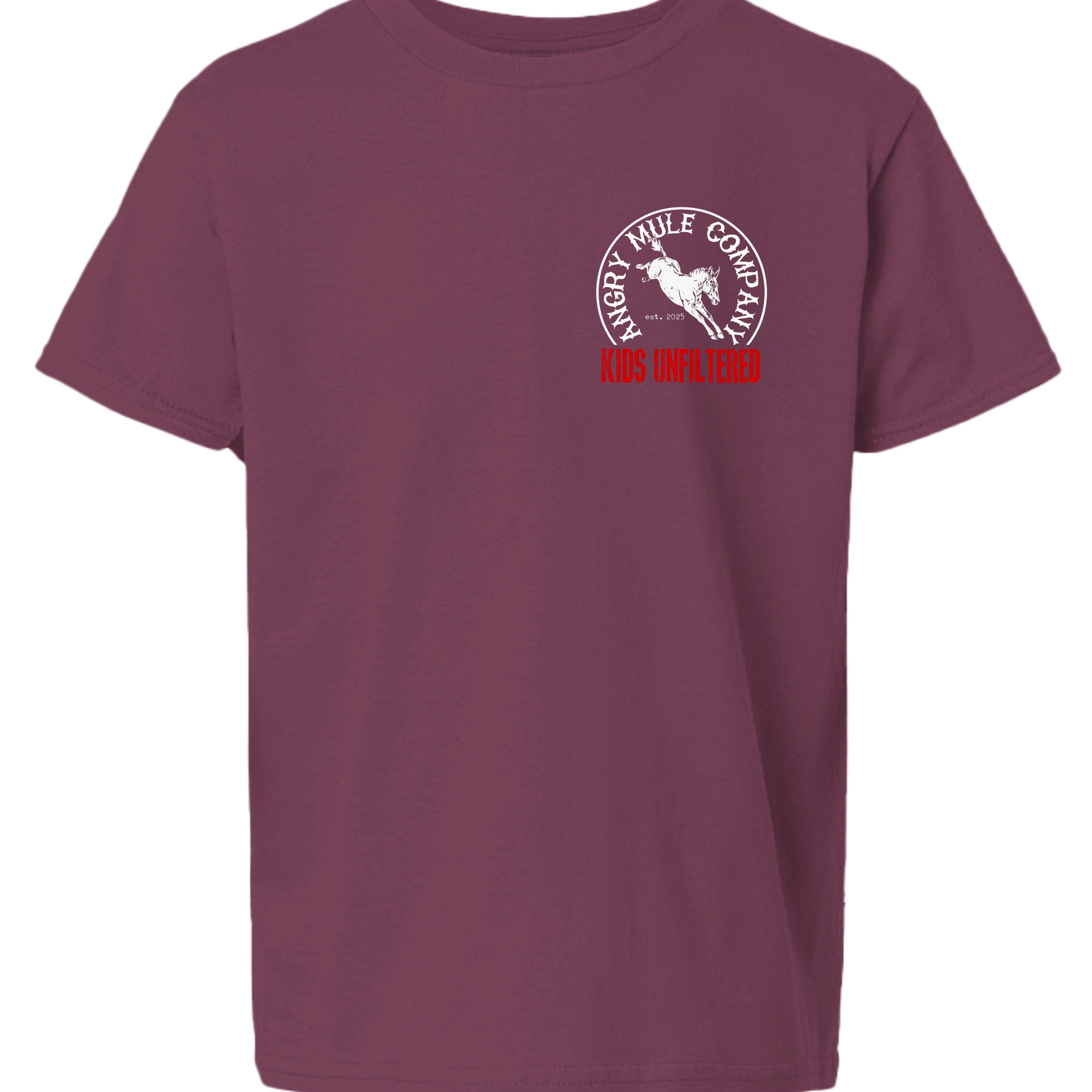 Heather Maroon - G640B - FRONT