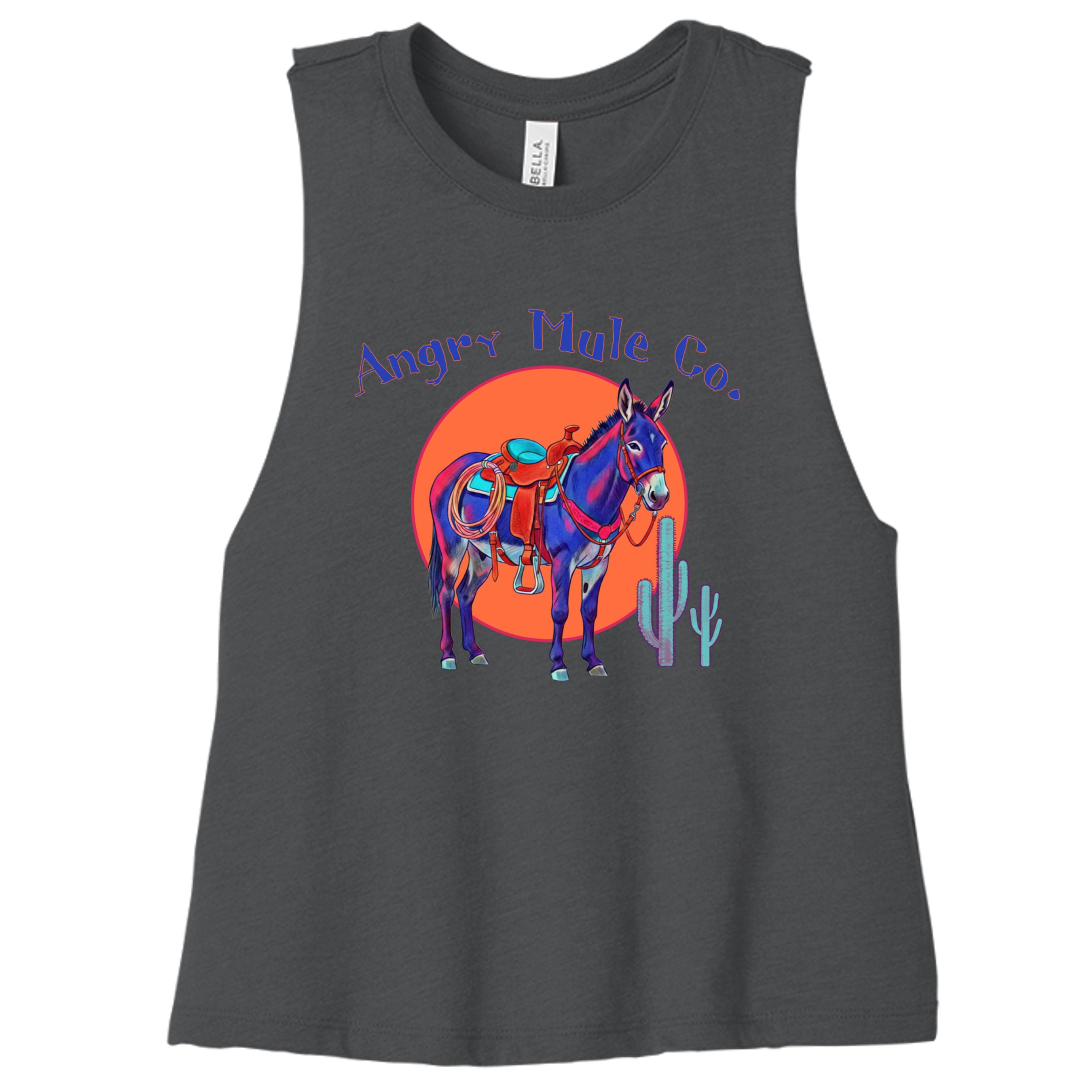 DARK GRY HEATHER - 6682 - FRONT