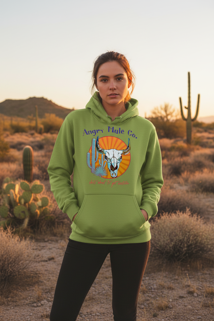 Western Skull Hoodie