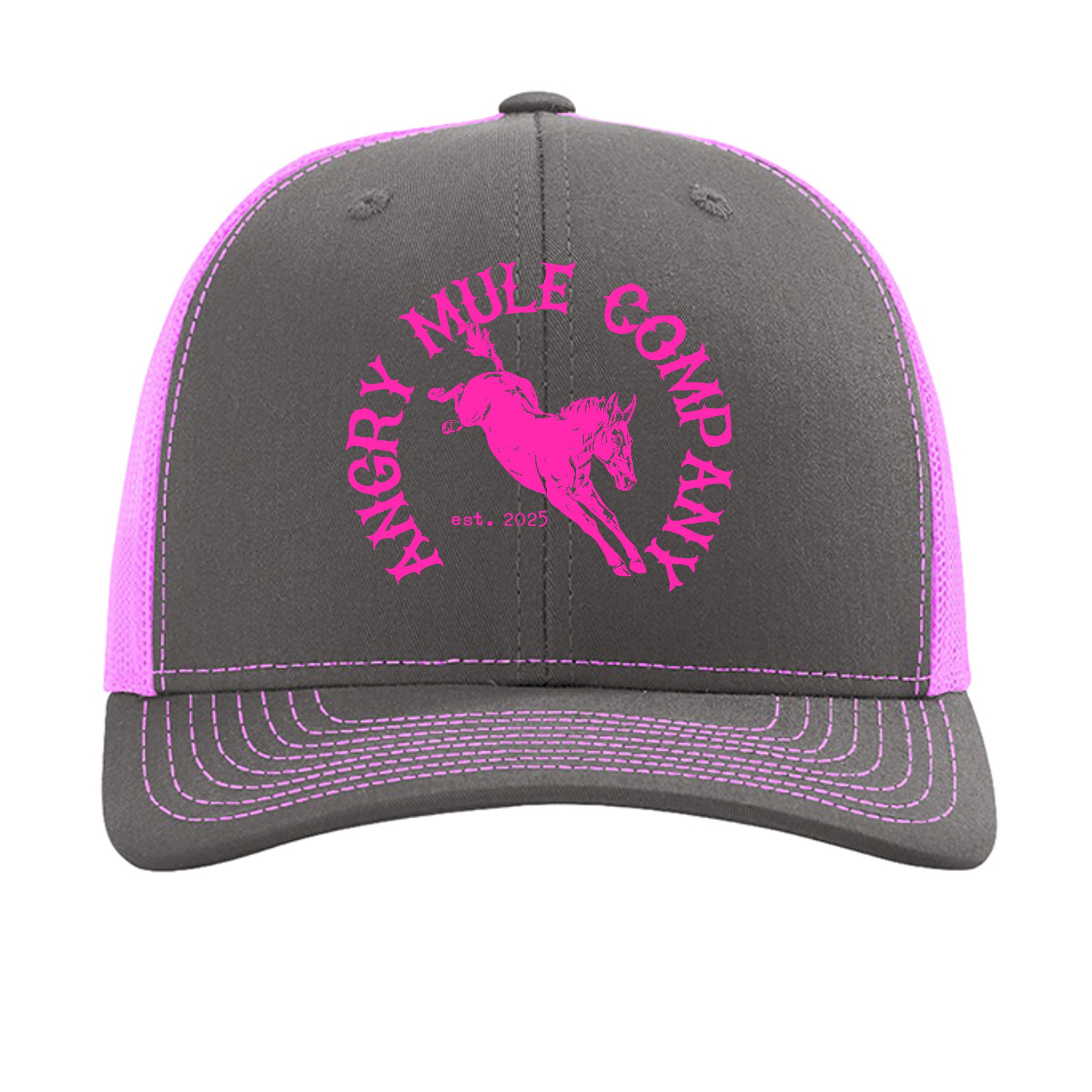 Charcoal/ Neon Pink - 112 - FRONT