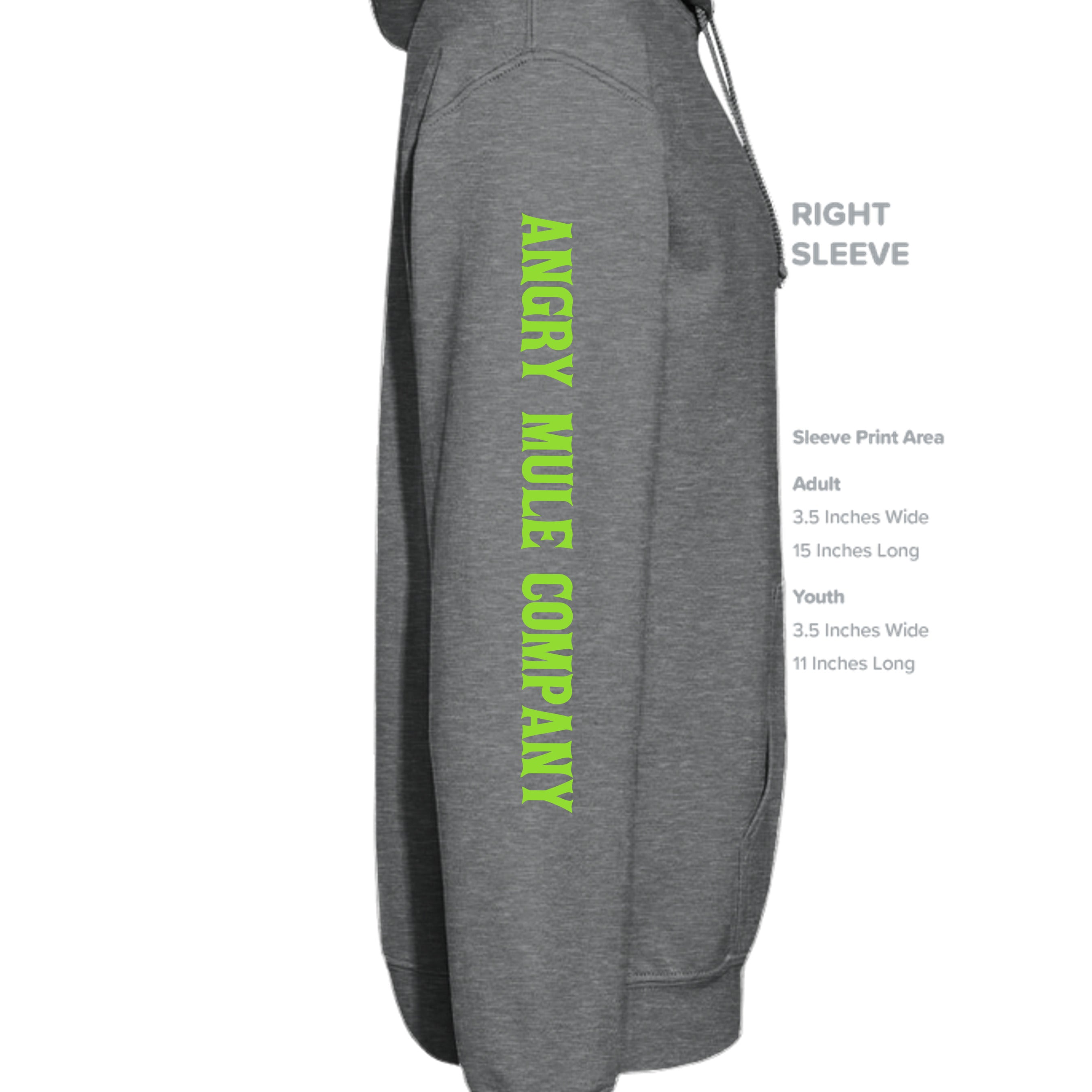 Fan Charcoal Heather - G185 - SLEEVE_RIGHT