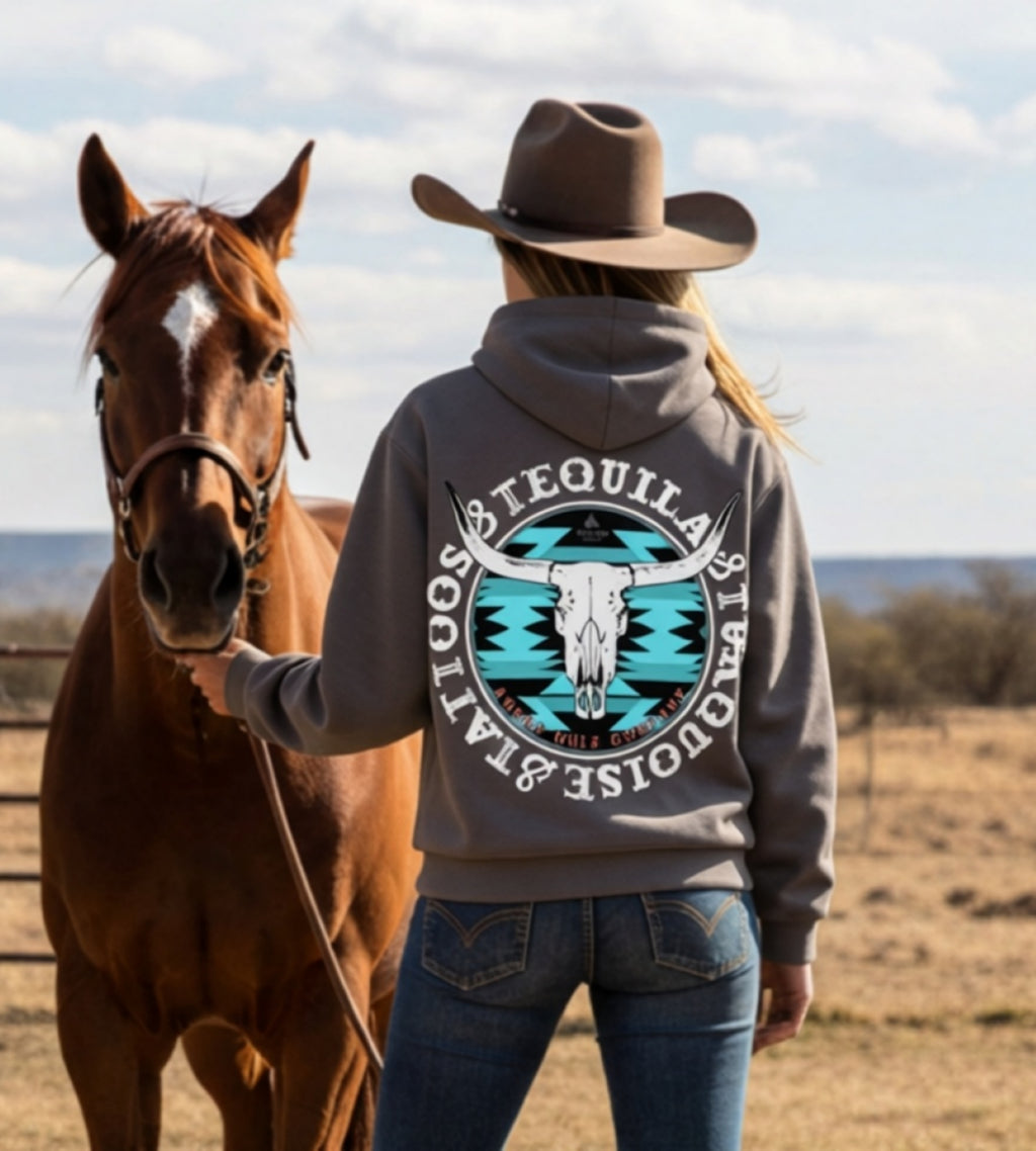 Turquoise and Tequila Hoodie
