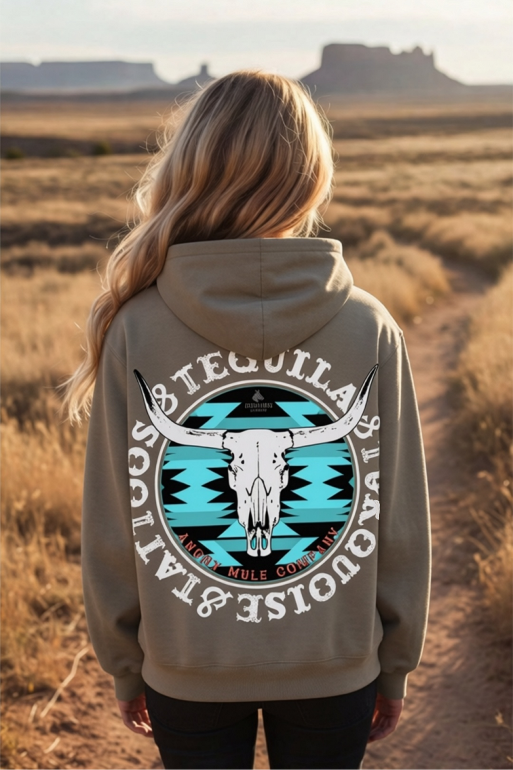 Turquoise and Tequila Hoodie