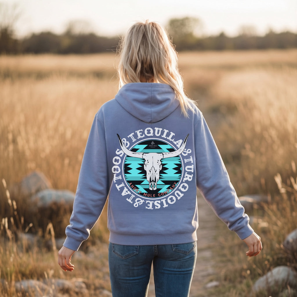 Turquoise and Tequila Hoodie